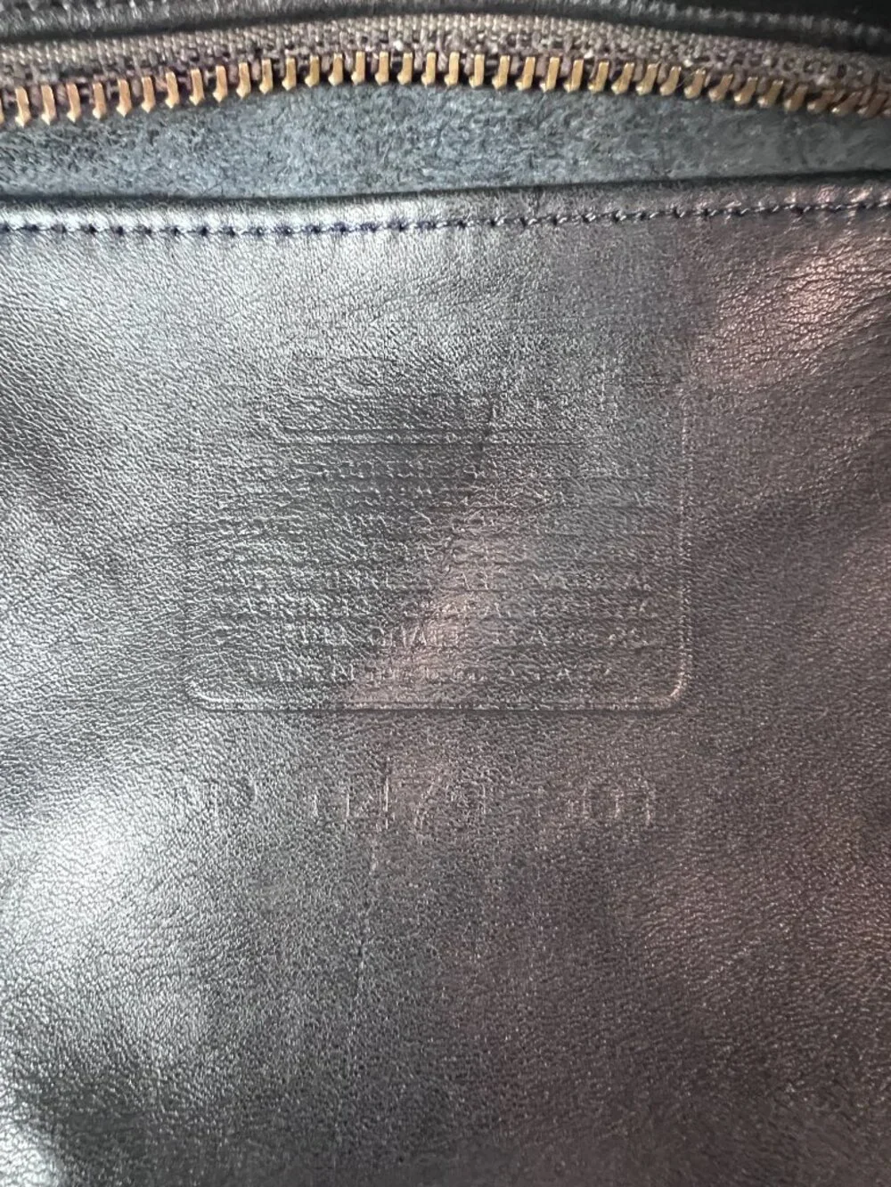 Vintage Coach Swinger Large 4040 Shoulder Bag Black